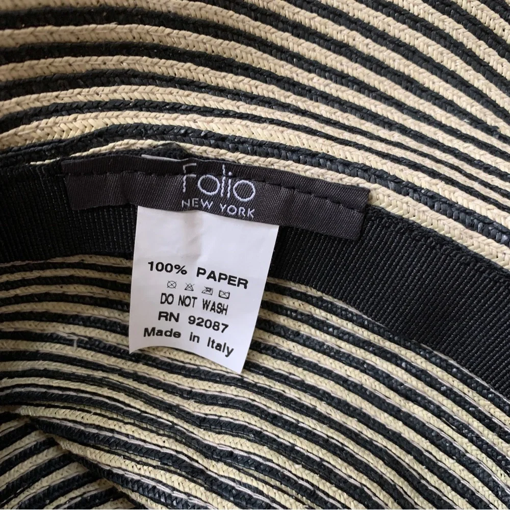 3/$20 Folio striped hat - Picture 3 of 4